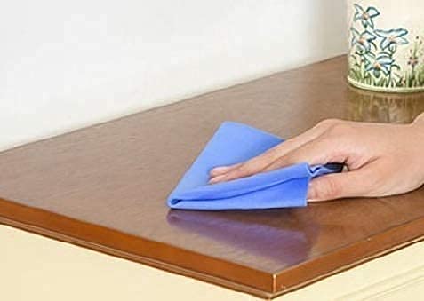AVMPHD Magic Towel Reusable Absorbent Water for Kitchen Cleaning Car Cleaning Unique Living Magic Towel Super Absorbent Chamois Leather Wipes Set of Big 2 - Image 3
