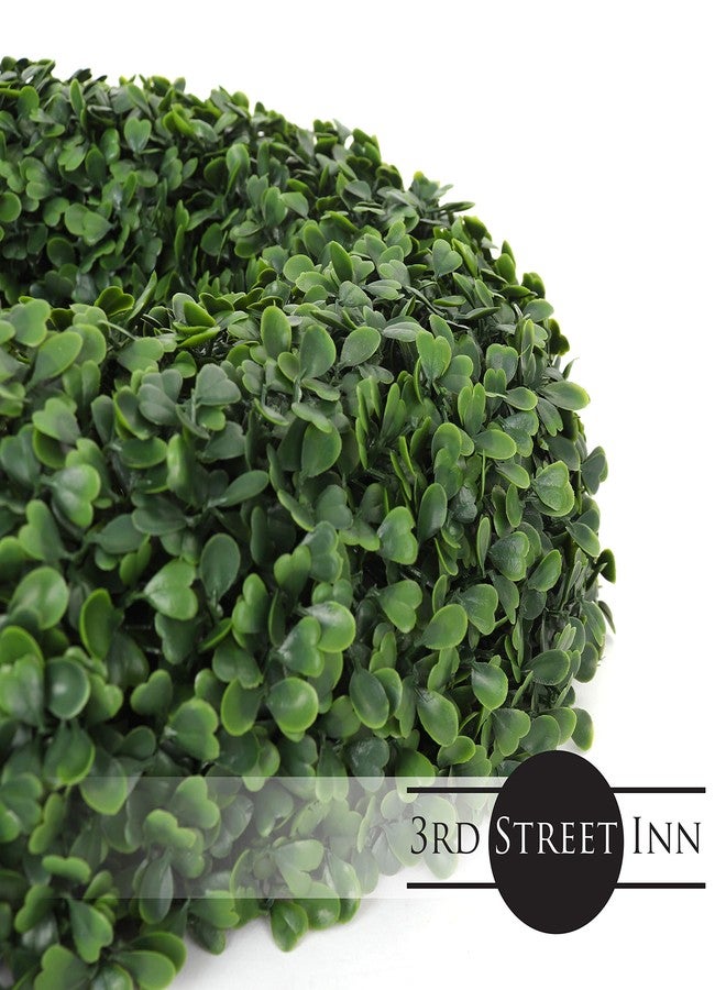 3rd Street Inn Boxwood Front Door Wreath - Indoor/Outdoor - Farmhouse Spring/Summer Wreath (20.5" / XL) - Image 3