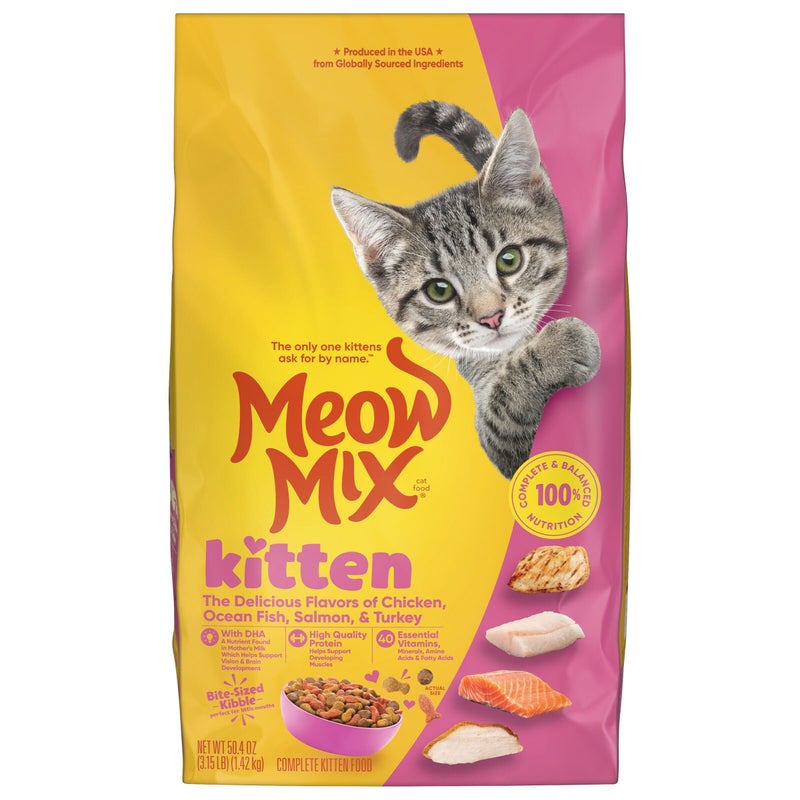 Meow Mix Kitten Bag 1.42kg - Image 1