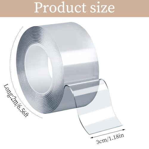 NUDFSY 6.56ft Edge Protector for Furniture 2mm Thickness Corner Protector for Cuttable Transparent Self-Adhesive Furniture Protector, proofing for Table Edge, Corners, Cabinet, Drawer - Image 2