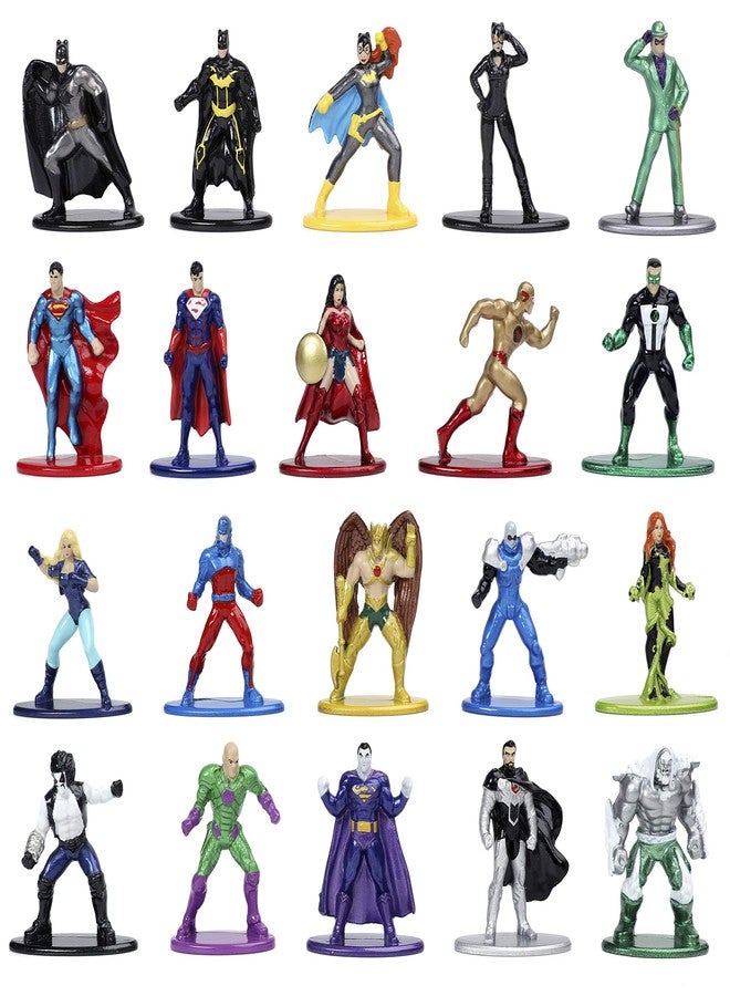 Jada Toys DC Comics 1.65"" Die-cast Metal Collectible Figures 20-Pack Wave 4, Toys for Kids and Adults (32391), Blue - Image 2