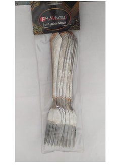 ماركة غير محددة طقم شوكة كبيرة لوكس 6 قطع مدهب فلامنجو 1495  - Image 2
