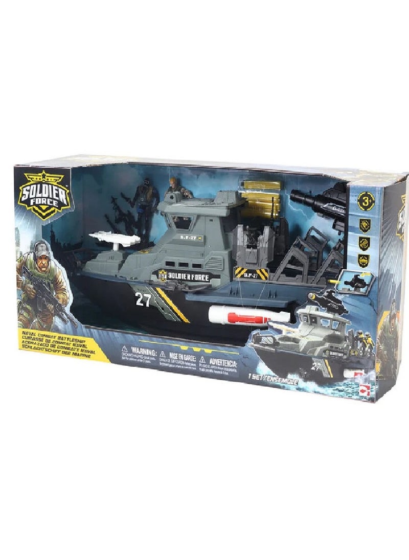 Soldier Force - Soldier Force Naval Combat Battleship Playset - Image 1