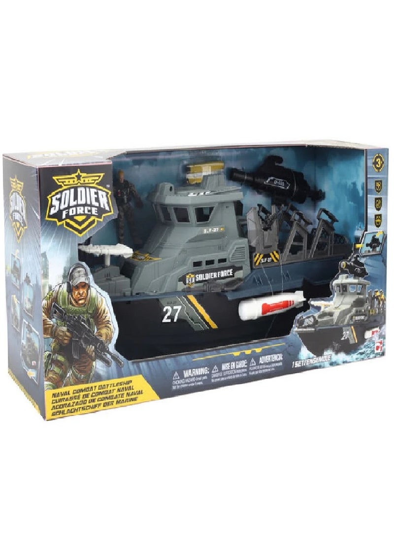 Soldier Force - Soldier Force Naval Combat Battleship Playset - Image 1