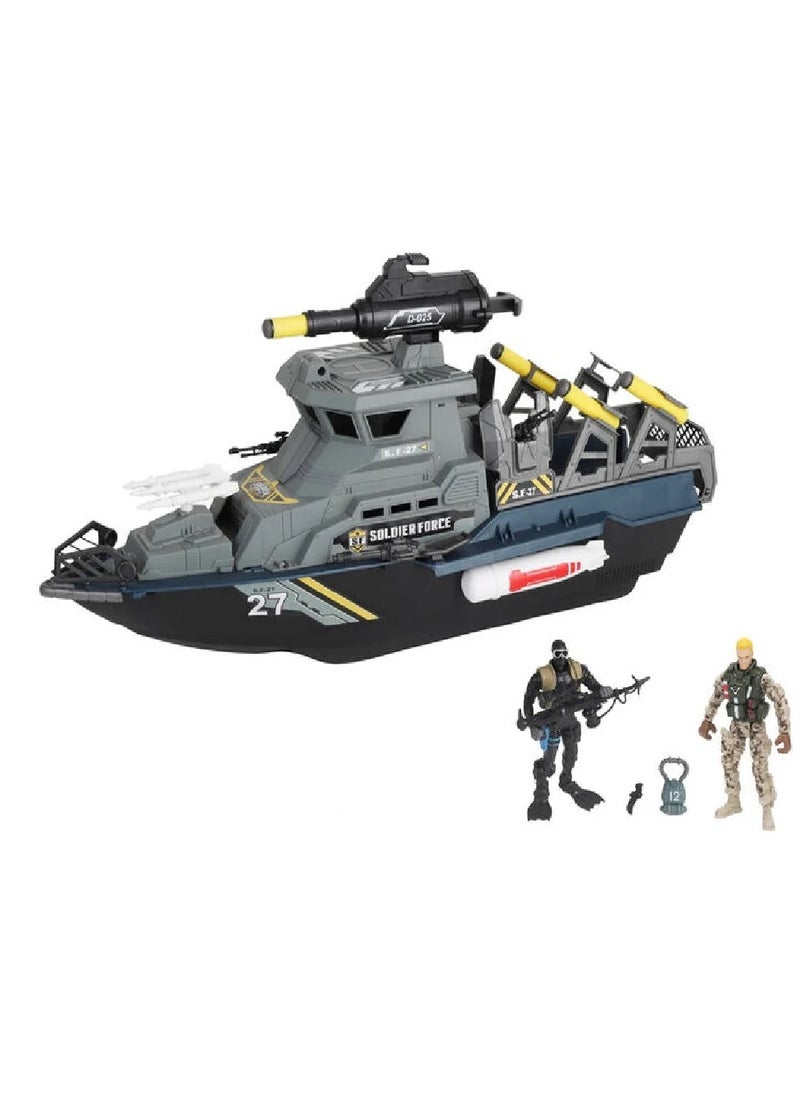 Soldier Force - Soldier Force Naval Combat Battleship Playset - Image 1