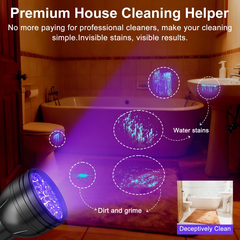 فانسكاي مصباح يدوي بالأشعة فوق البنفسجية من 51 لمبة LED - Image 3