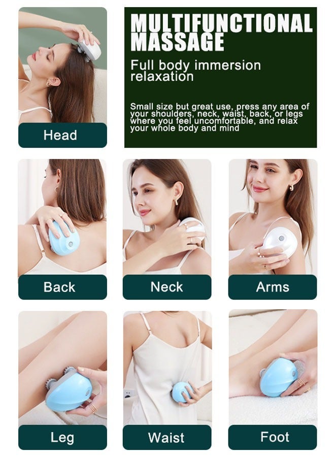Electric Scalp Massager - Rechargeable Portable Head Massager with 96 Kneading Nodes, Multifunctional for Deep Cleansing, Stress Relief & Hair Growth - Image 4