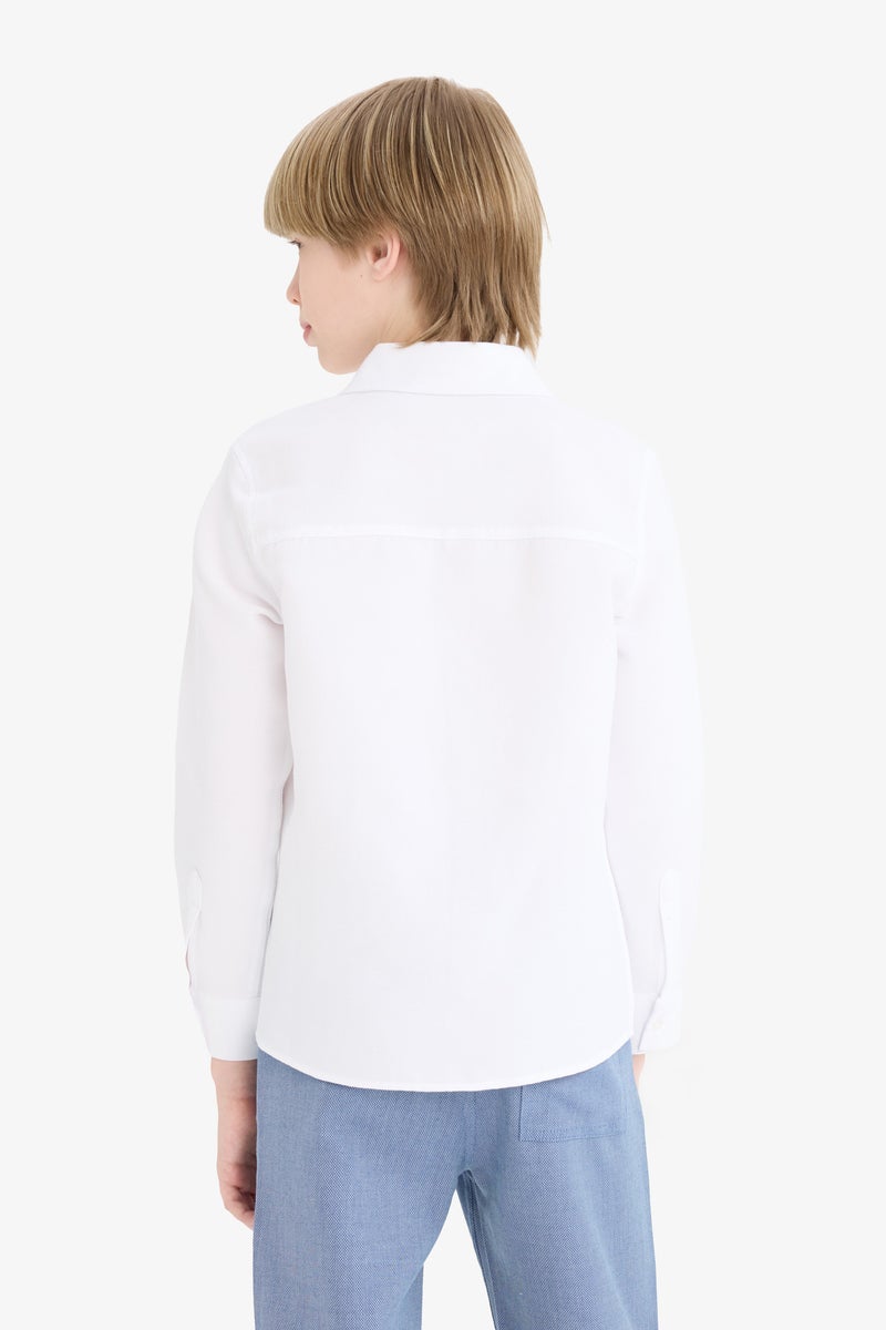 ديفاكتو قميص رجالي بأكمام طويلة وقصّة عادية - Image 3