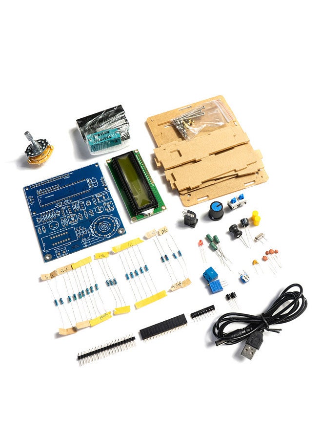 Capacitance Inductance Frequency Measurement Meter DIY Electronics Kit 51 Singlechip Tester Circuit Board Welding Practice Kit  - Image 1