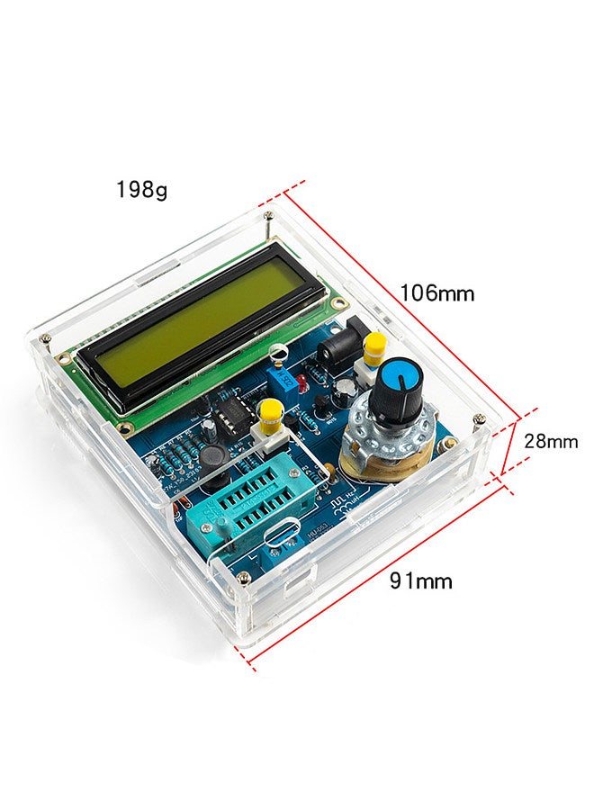 Capacitance Inductance Frequency Measurement Meter DIY Electronics Kit 51 Singlechip Tester Circuit Board Welding Practice Kit  - Image 5