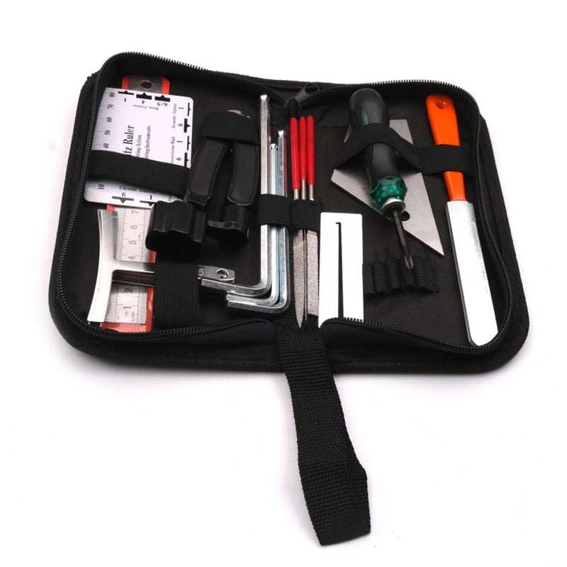 Guitar Repair Tool Kit With String Organizer And Measuring Tool For Electric Acoustic - Image 2