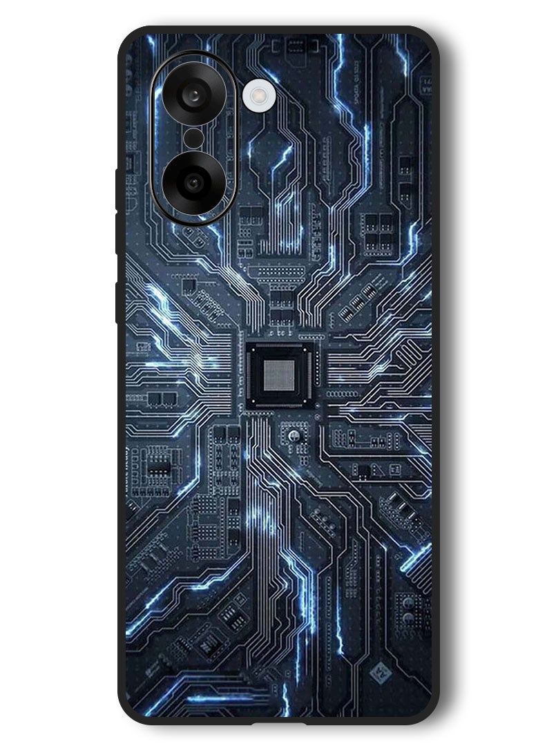 Theodor Case Compatible with OnePlus Nord CE 5 6.77 Inch Protection Shockproof Bumper Cover Hardware Circuit - Image 1