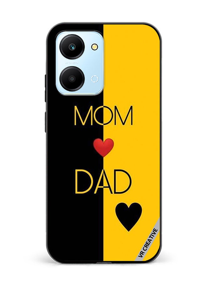 VR CREATIVE Protective Case Cover For Honor Play7T Mom Love Dad Design Multicolour - Image 1