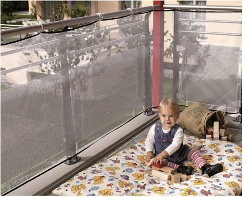 مور بيبي Purple Railing Balcony And Stair Net Child Safety Net Protective Net For Baby Children And Pets