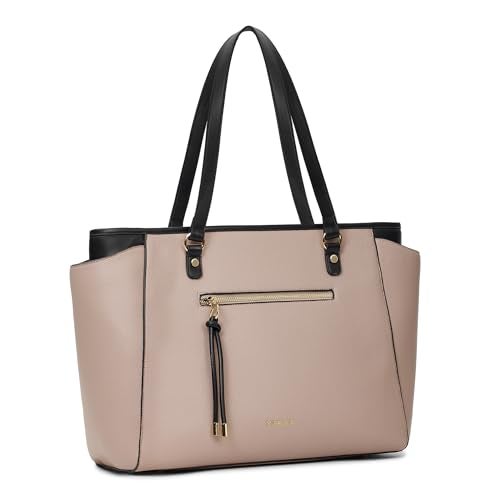 Miraggio Abby Laptop Tote Bag Fits Upto 14 Inch Laptop | Shoulder Bag For Women Office Use | Office Bag For Women Stylish - Image 5