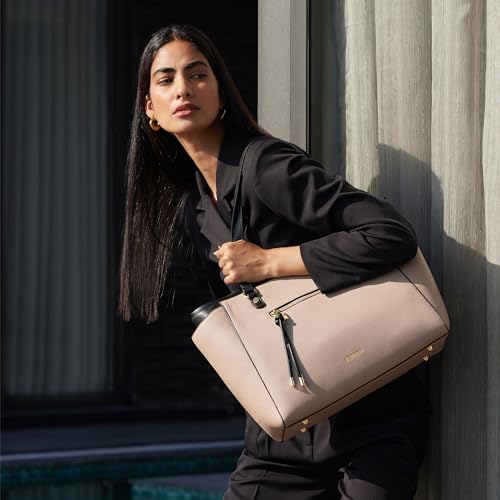 Miraggio Abby Laptop Tote Bag Fits Upto 14 Inch Laptop | Shoulder Bag For Women Office Use | Office Bag For Women Stylish - Image 2