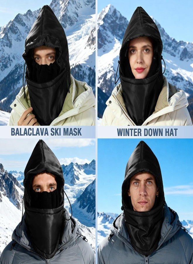Goocoz Winter Balaclava Ski Mask for Men, Windproof Beanie Hat Therma Fleece Hood, Winter Snow Gear for Outdoor, Motorcycle Skiing - Image 5