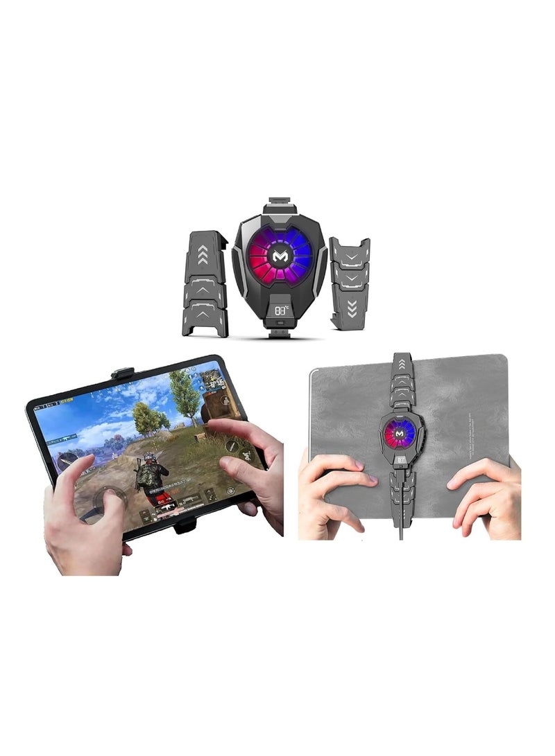 DIGI CORE Mobile Phone Cooler Fan With Temperature Indicator Semi-Conductor Technology Mobile Cooler For Instant Cooling Fan For Android And iPhones  - Image 4