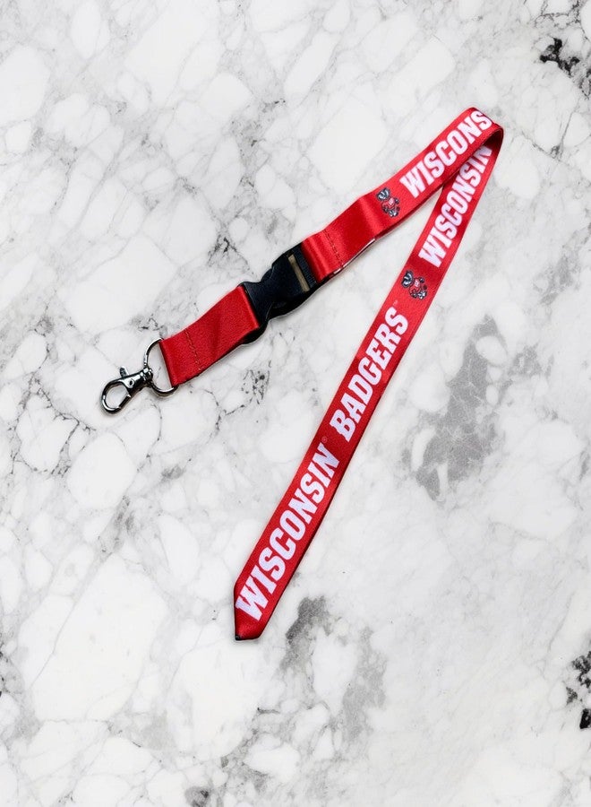 Desert Cactus University of Wisconsin Lanyard Badgers Keychain Car Keys College ID Badge Holder Detachable Breakaway Snap Buckle (Lanyard 2) - Image 5