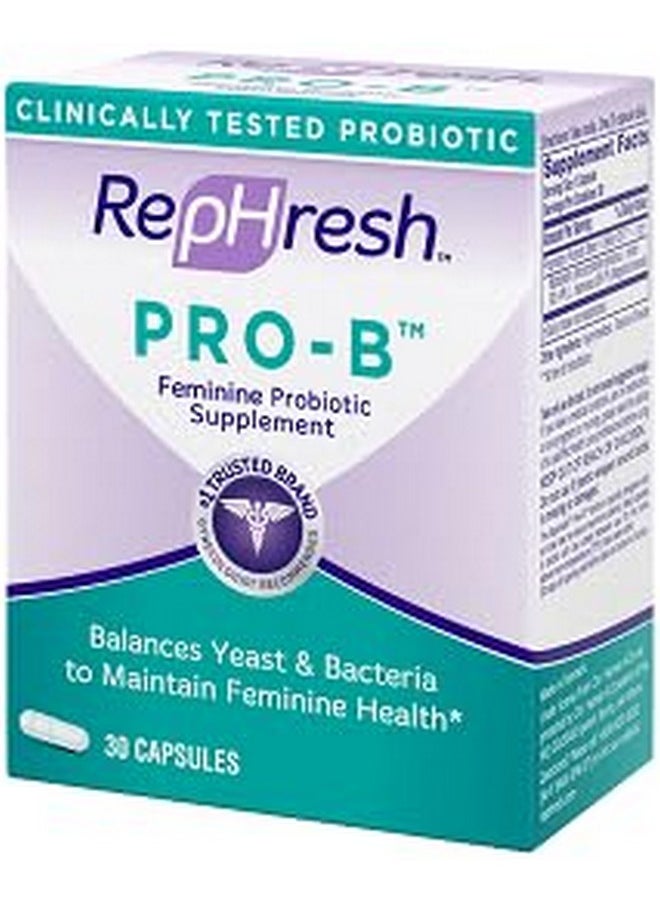 Rephresh Rephresh Pro-B Probiotic Feminine Supplement, 30 Capsules (Pack of 3)  - Image 3
