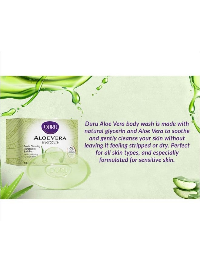 Duru Aloe Vera Glycerin Bar Soap Cleansing Bar Moisturizing Sensitive Skin Vegan Transparent Paraben Free Alcohol Free Silicone Free Phthalete Free Gluten Free Body Wash Pack Of 6 - Image 4