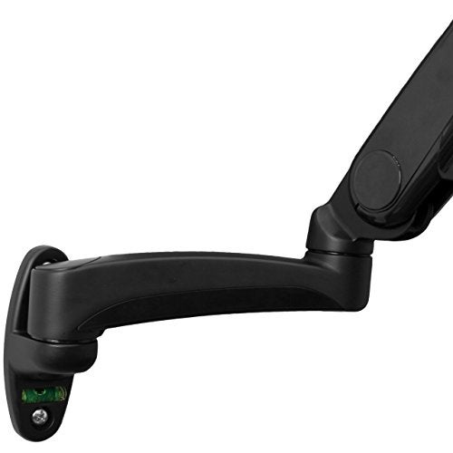 StarTech.com Wall Mount Monitor Arm - Full Motion Articulating - Adjustable - Supports Monitors 12” to 34” - VESA Monitor Wall Mount - Black (ARMPIVWALL) - Image 2