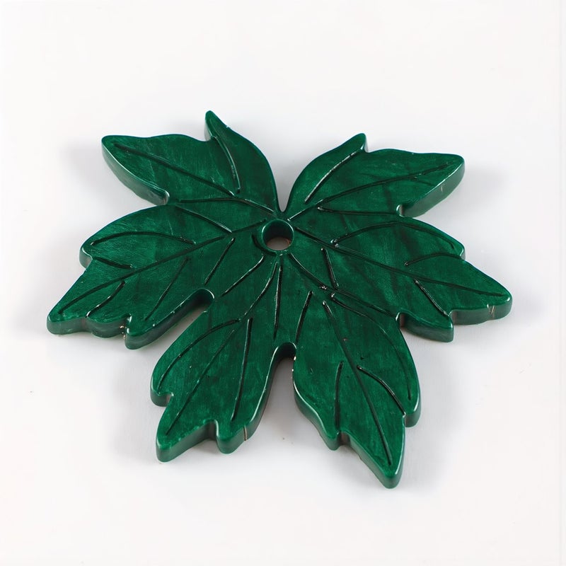 Upgraded Glossy Leaf Pendants Pre Polished No Snag For Beginner DIY Jewelry Making - Image 5