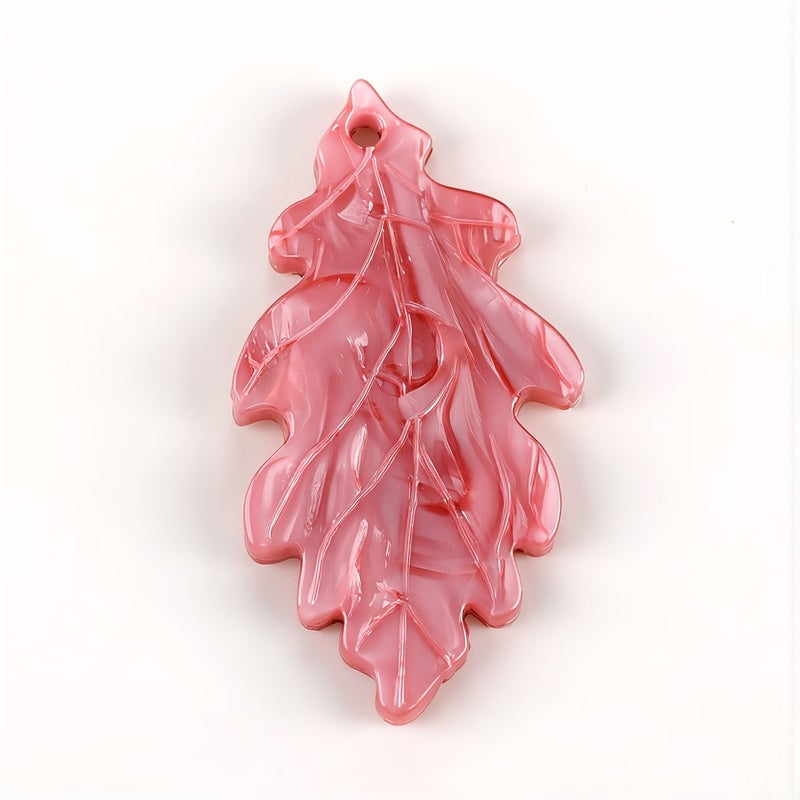 Upgraded Glossy Leaf Pendants Pre Polished No Snag For Beginner DIY Jewelry Making - Image 4