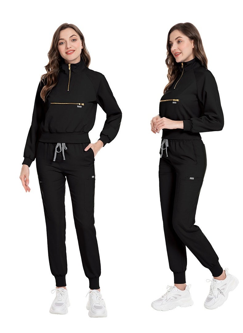 KUYING New V-neck Split Style Medical Work Uniform  - Image 2