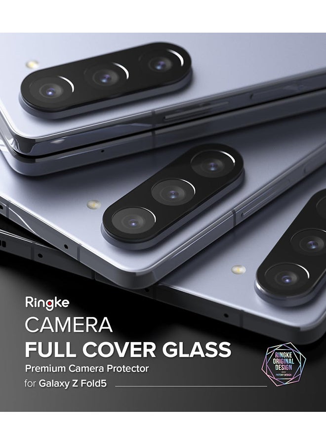 Ringke Pack of 2 Camera Styling Lens Protector For Samsung Galaxy Z Fold 5, Aluminium Frame Tough Protective Cover Sticker - Clear - Image 4