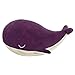 MUPI Whale Stuffed Animals Plush Pillow 4 Size Cute Soft Cotton Plushies Pillows Kawaii Blue Whale Toy Gifts for Kids Boys Girls Adults Purple 10 Inch - Image 2