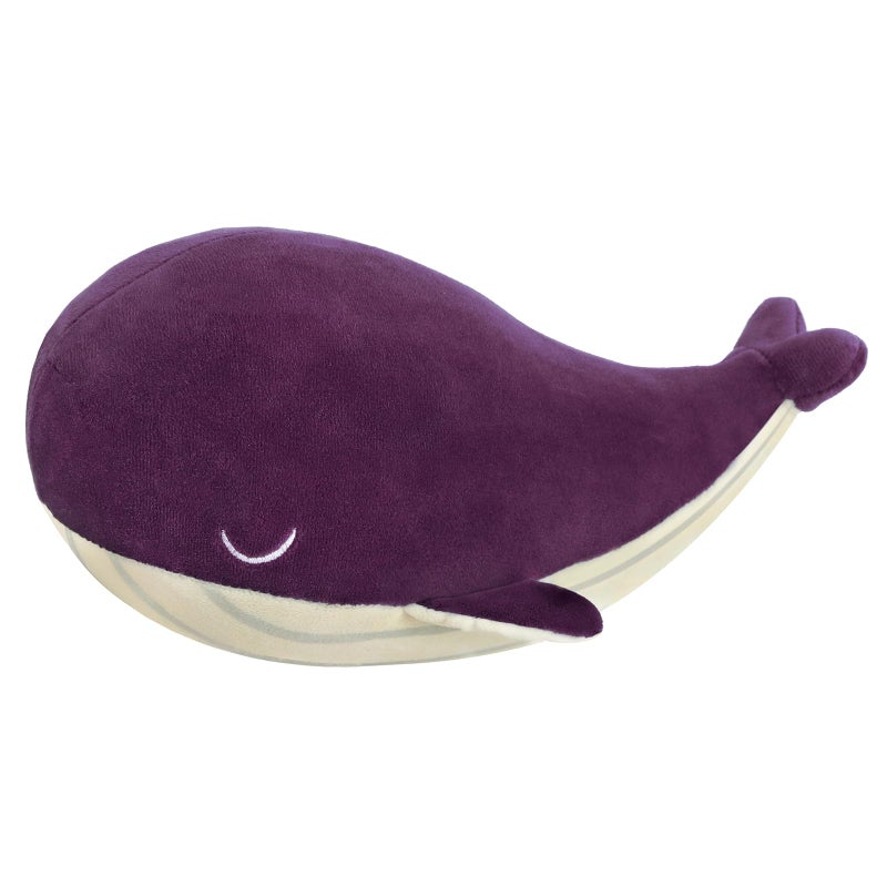 MUPI Whale Stuffed Animals Plush Pillow 4 Size Cute Soft Cotton Plushies Pillows Kawaii Blue Whale Toy Gifts for Kids Boys Girls Adults Purple 10 Inch - Image 3