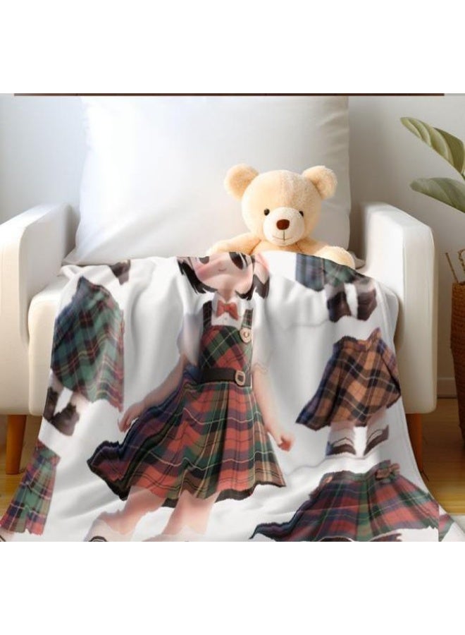 عام بطانية رقيقة من الفانيلا الكرتونية للأطفال والرضع (دافئة ومريحة، ومناسبة للنوم والألعاب) 70 سم * 100 سم - Image 5