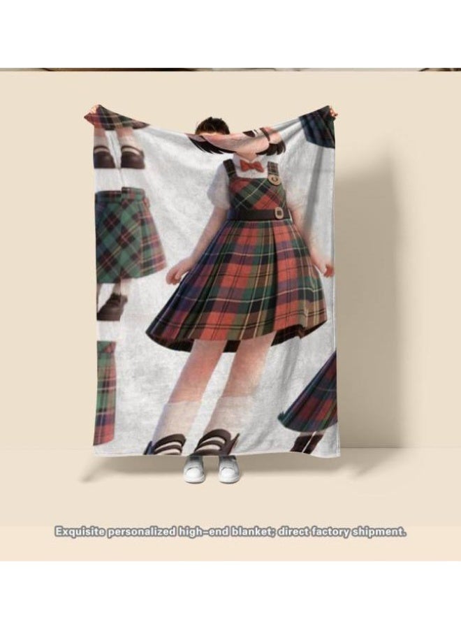 عام بطانية رقيقة من الفانيلا الكرتونية للأطفال والرضع (دافئة ومريحة، ومناسبة للنوم والألعاب) 70 سم * 100 سم - Image 3