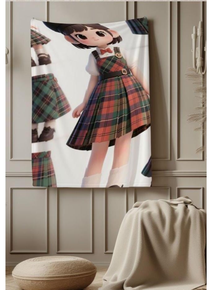 عام بطانية رقيقة من الفانيلا الكرتونية للأطفال والرضع (دافئة ومريحة، ومناسبة للنوم والألعاب) 70 سم * 100 سم - Image 4