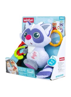 WinFun Winfun Swing and Shake Pal Baby Toy - Raccoon  - Image 1