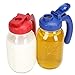 SOLIGT 2 Pack Regular Mouth Mason Jar Lids with Handle, Airtight & Leak-proof Seal, Easy Pouring Spout, Turns your - Image 2