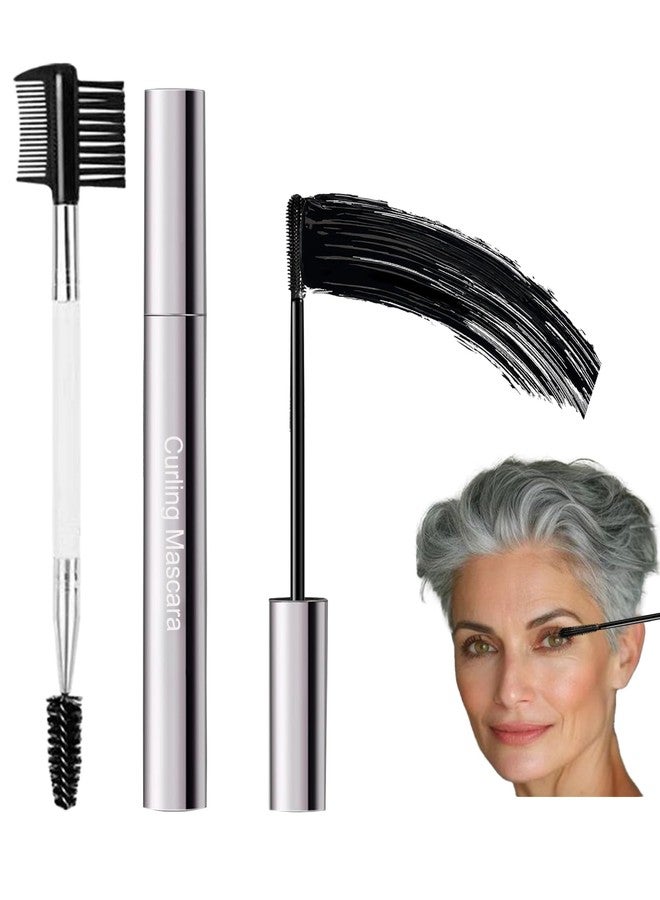 DuaTana Black Mascara for Older Women 60 Plus, Waterproof Prime Volume and Length Mascara for Mature Women with Thinning Lashes,No Clumps,Long Lasting Hypoallergenic Mascaras For Sensitive Eyelash Makeup - Image 1