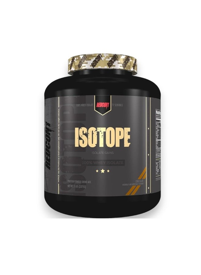 REDCON1 Isotope, Vanilla Flavour, 5 Lbs, 71 Servings  - Image 1