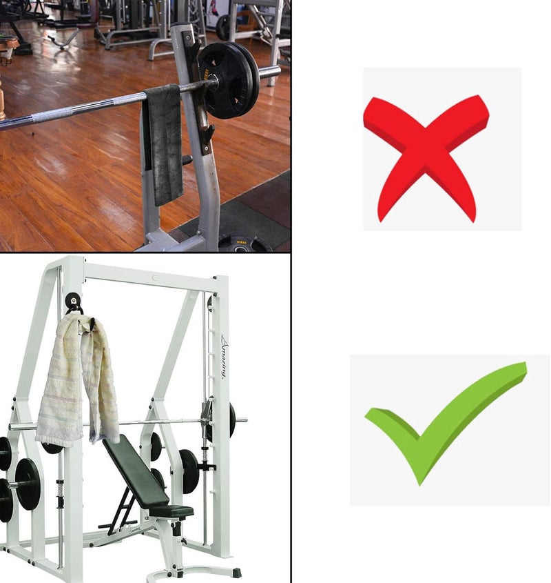 YYST MINI Magnetic Towel Hook Hanger Rack for Kitchen Dish,Sports, Hand Gym, etc- Hold up to 0.5 Lb- No Towels Included (1) - Image 5