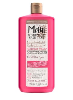 MAUI MOISTURE Maui Moisture Lightweight Hydration + Hibiscus Water Conditioner, Nourishing Conditioner Softens & Quenches Wavy & Curly Hair with Aloe Vera, Vegan & Silicone-Free, 25.4 fl. Oz  - Image 1