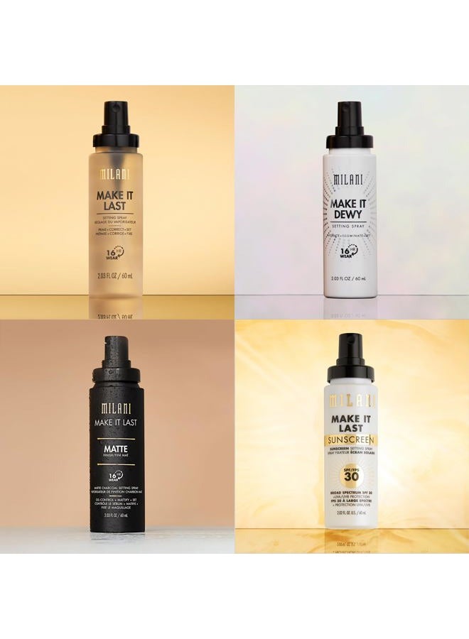 MILANI Make it Last Matte - Matte Finish Charcoal Setting Spray- Cruelty-Free Makeup Primer and Setting Spray for Oily Skin - Long Lasting Finishing Spray (2.03 Fl. Oz.) - Image 5