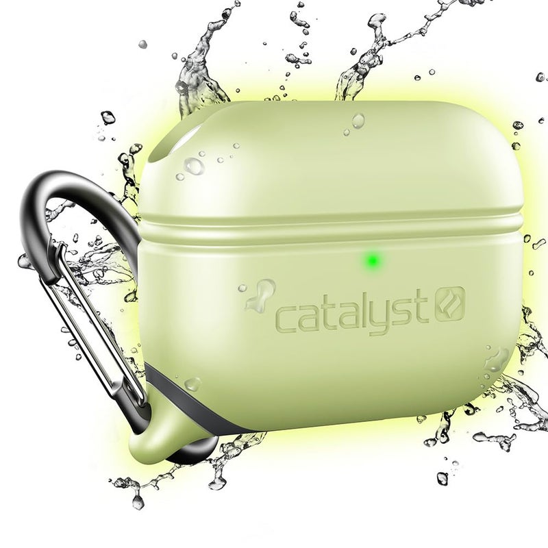 Catalyst Waterproof Case for AirPods Pro 2nd Generation and AirPods Pro 1st Generation - Wireless and USB-C Charging Compatible, One Piece Design, High Drop Protection Case with Carabiner - Image 1