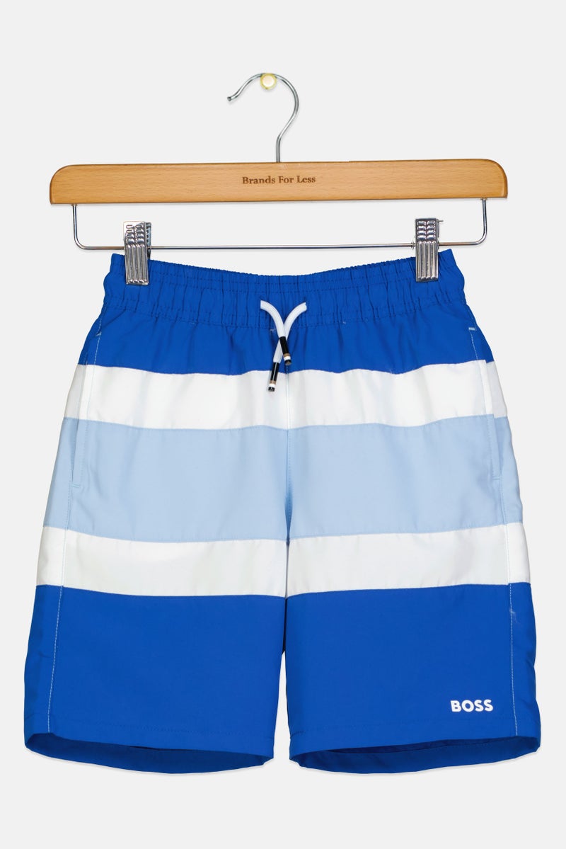 HUGO BOSS Boss Toddlers Boy Stripe Basic Shorts, Multicolor - Image 2