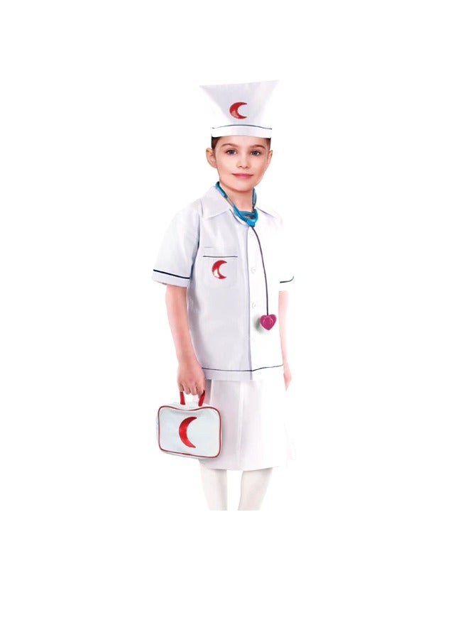 costumax Toycee Doctor Costume Girl 466 8-9 - Image 1