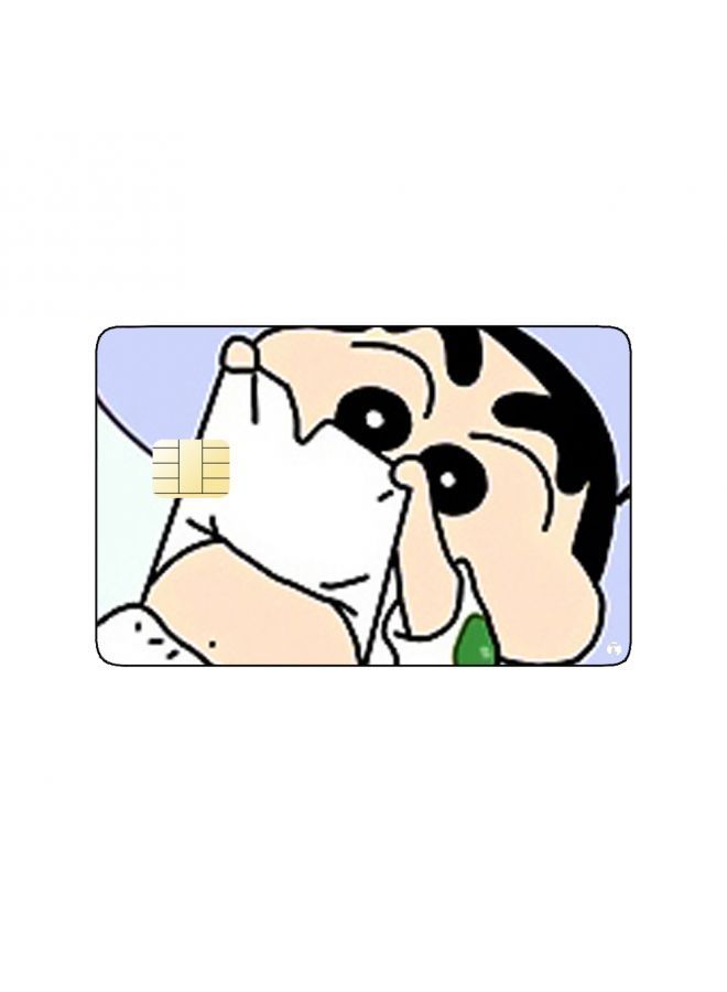 RKN PRINTED BANK CARD STICKER Shinnosuke From Crayon Shin Chan Anime - Image 2