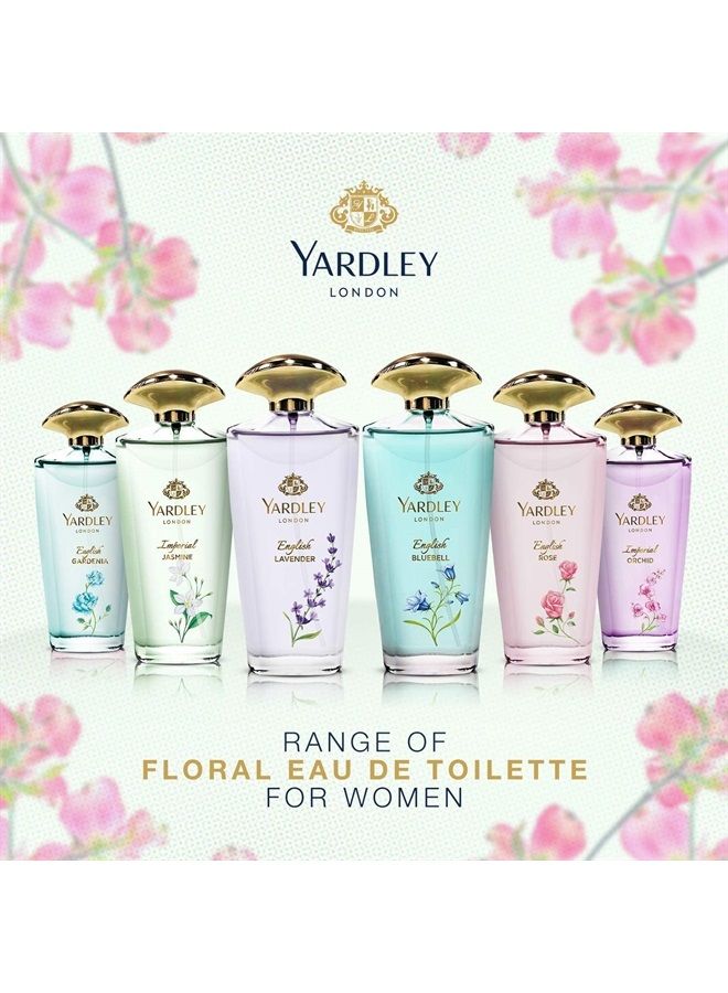 Yardley عطر أوف لندن إنجليش روز للنساء بخاخ 4.2 أونصة ماء تواليت - Image 4