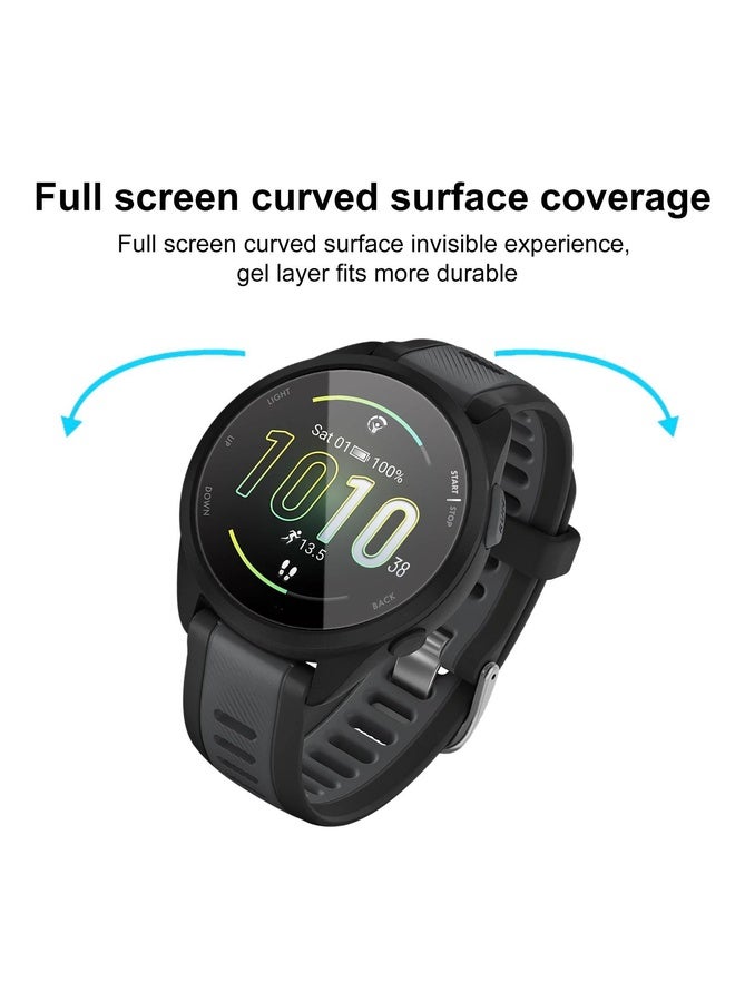 HuHa For Garmin Forerunner 165 2pcs xDfind Curved 3D Composite Material Soft Film Screen Protector - Image 3