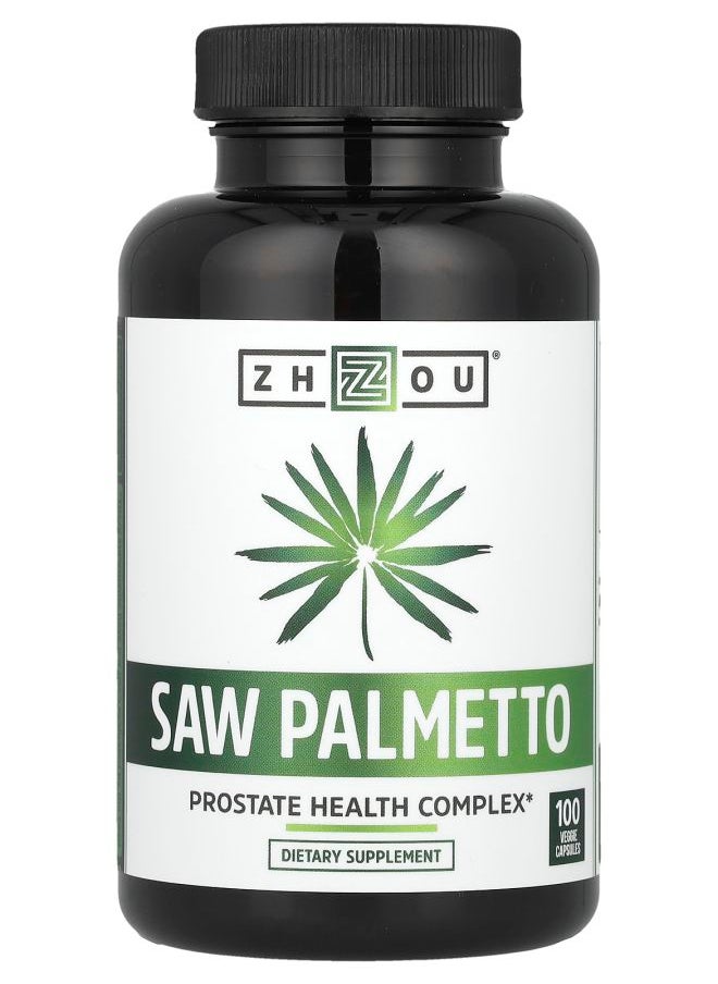 Zhou Nutrition Saw Palmetto 100 Veggie Capsules 