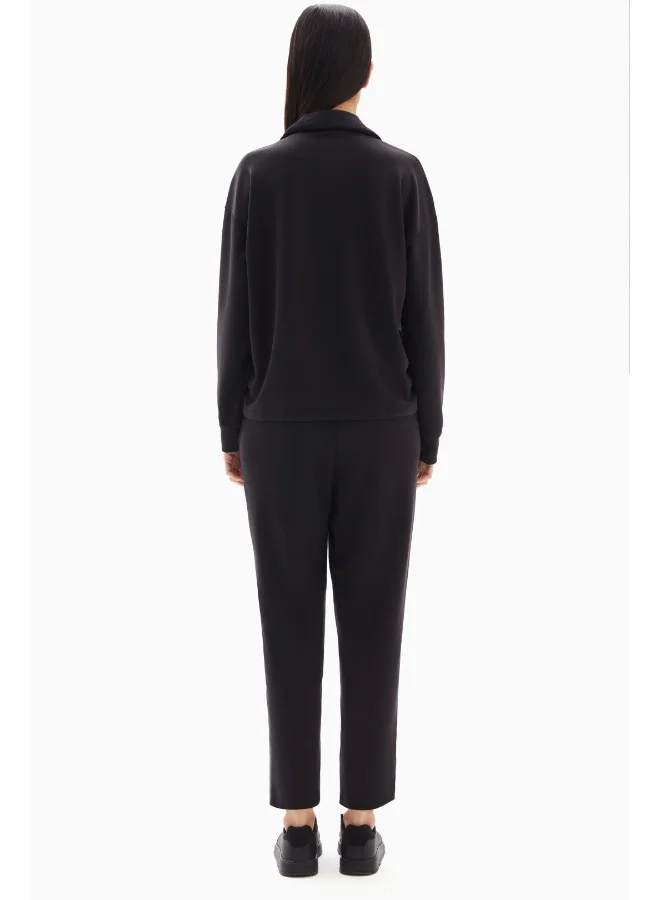 Wecre8 Black Soft Set of Top and Trousers